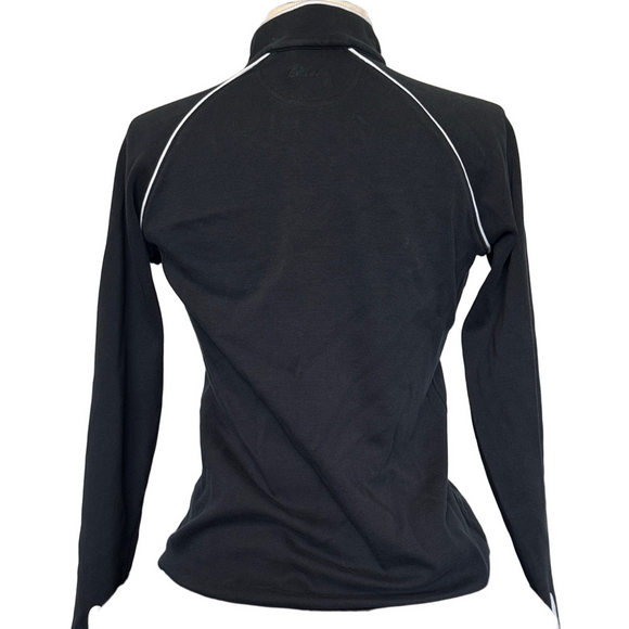 Clover by Bobby Jones Trump National Bedminster Half-Zip Pullover Large Black - Picture 2 of 4